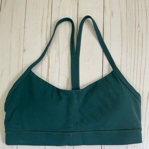 Lululemon flow y bra in teal good condition size 4